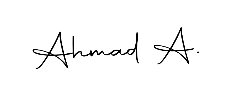 Here are the top 10 professional signature styles for the name Ahmad A.. These are the best autograph styles you can use for your name. Ahmad A. signature style 10 images and pictures png