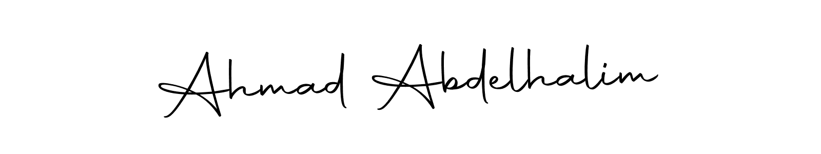 How to make Ahmad Abdelhalim signature? Autography-DOLnW is a professional autograph style. Create handwritten signature for Ahmad Abdelhalim name. Ahmad Abdelhalim signature style 10 images and pictures png