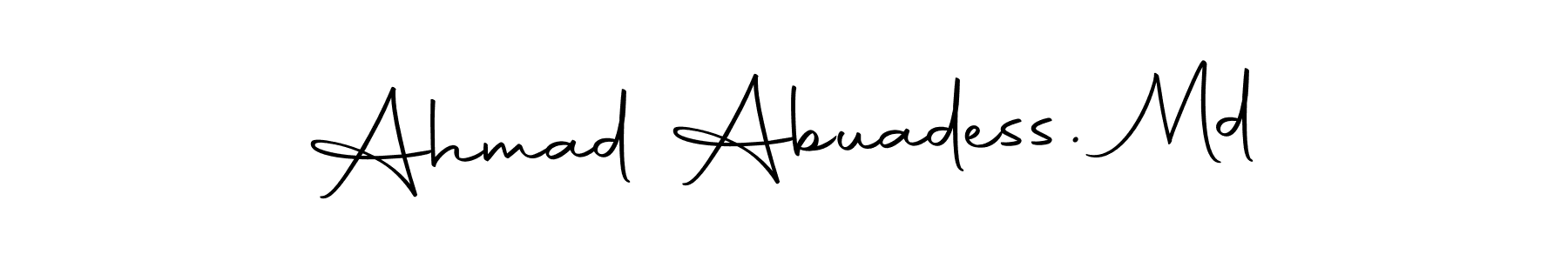 Make a short Ahmad Abuadess. Md signature style. Manage your documents anywhere anytime using Autography-DOLnW. Create and add eSignatures, submit forms, share and send files easily. Ahmad Abuadess. Md signature style 10 images and pictures png