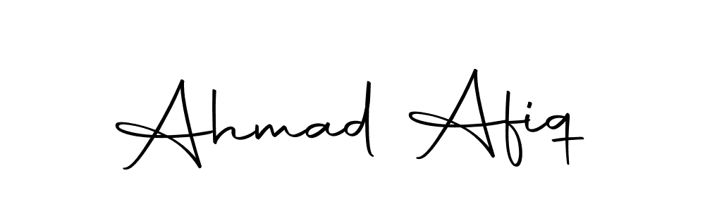 You should practise on your own different ways (Autography-DOLnW) to write your name (Ahmad Afiq) in signature. don't let someone else do it for you. Ahmad Afiq signature style 10 images and pictures png