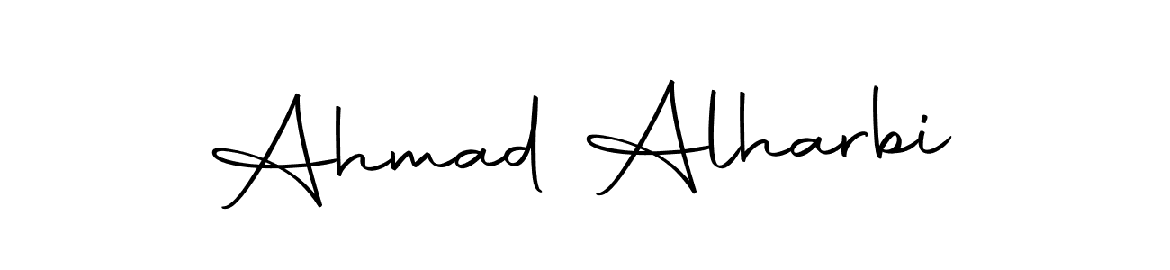 Create a beautiful signature design for name Ahmad Alharbi. With this signature (Autography-DOLnW) fonts, you can make a handwritten signature for free. Ahmad Alharbi signature style 10 images and pictures png