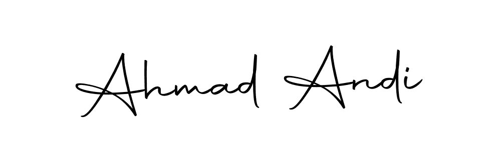 Make a beautiful signature design for name Ahmad Andi. Use this online signature maker to create a handwritten signature for free. Ahmad Andi signature style 10 images and pictures png