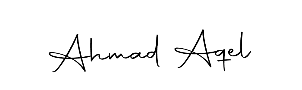 Make a beautiful signature design for name Ahmad Aqel. With this signature (Autography-DOLnW) style, you can create a handwritten signature for free. Ahmad Aqel signature style 10 images and pictures png