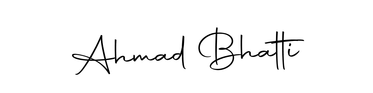 The best way (Autography-DOLnW) to make a short signature is to pick only two or three words in your name. The name Ahmad Bhatti include a total of six letters. For converting this name. Ahmad Bhatti signature style 10 images and pictures png