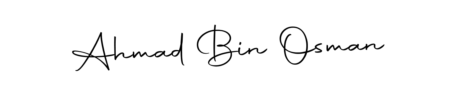 Use a signature maker to create a handwritten signature online. With this signature software, you can design (Autography-DOLnW) your own signature for name Ahmad Bin Osman. Ahmad Bin Osman signature style 10 images and pictures png