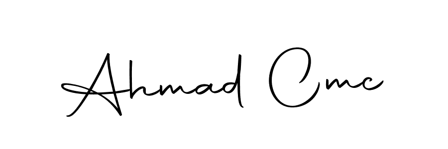 You can use this online signature creator to create a handwritten signature for the name Ahmad Cmc. This is the best online autograph maker. Ahmad Cmc signature style 10 images and pictures png