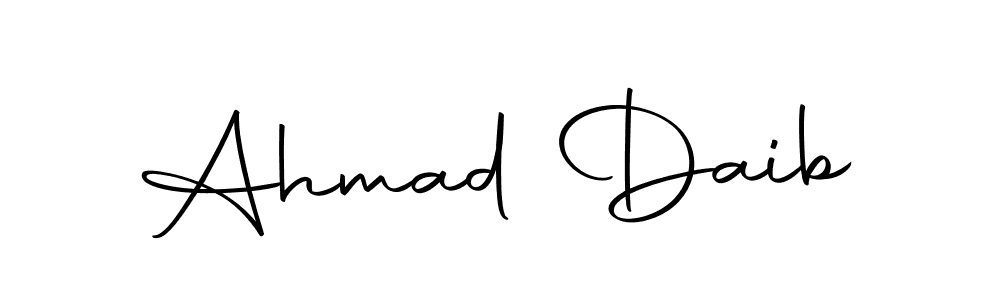 How to make Ahmad Daib signature? Autography-DOLnW is a professional autograph style. Create handwritten signature for Ahmad Daib name. Ahmad Daib signature style 10 images and pictures png