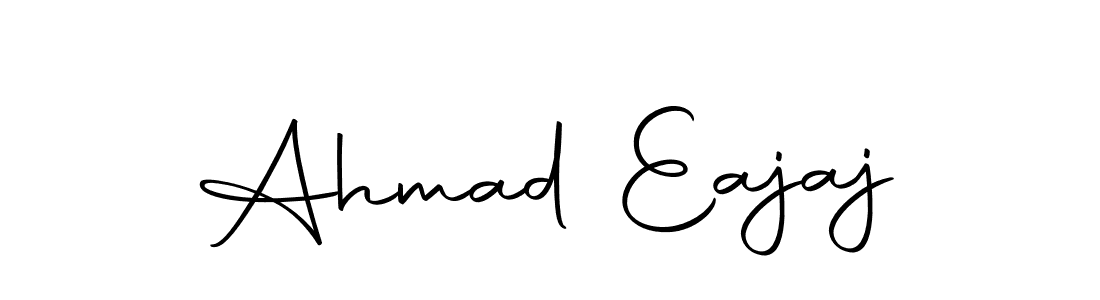 You should practise on your own different ways (Autography-DOLnW) to write your name (Ahmad Eajaj) in signature. don't let someone else do it for you. Ahmad Eajaj signature style 10 images and pictures png