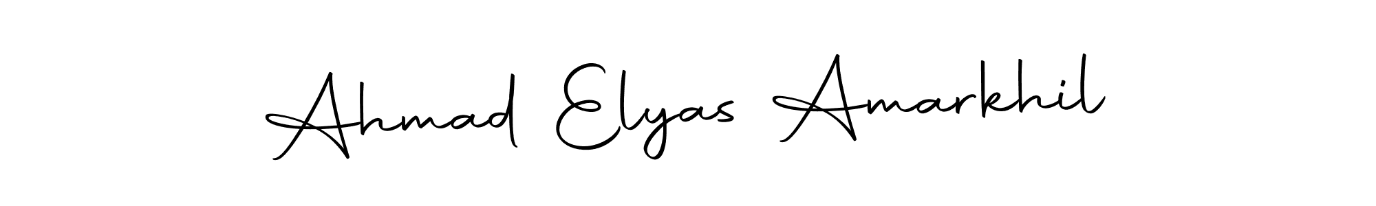 Create a beautiful signature design for name Ahmad Elyas Amarkhil. With this signature (Autography-DOLnW) fonts, you can make a handwritten signature for free. Ahmad Elyas Amarkhil signature style 10 images and pictures png