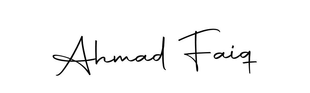 Make a beautiful signature design for name Ahmad Faiq. With this signature (Autography-DOLnW) style, you can create a handwritten signature for free. Ahmad Faiq signature style 10 images and pictures png