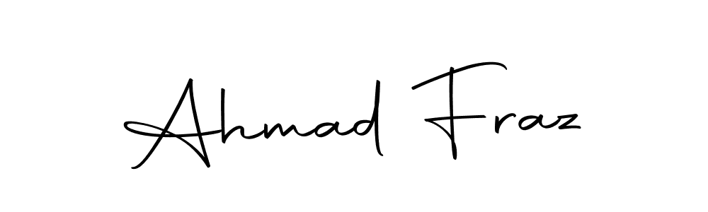 Make a beautiful signature design for name Ahmad Fraz. Use this online signature maker to create a handwritten signature for free. Ahmad Fraz signature style 10 images and pictures png