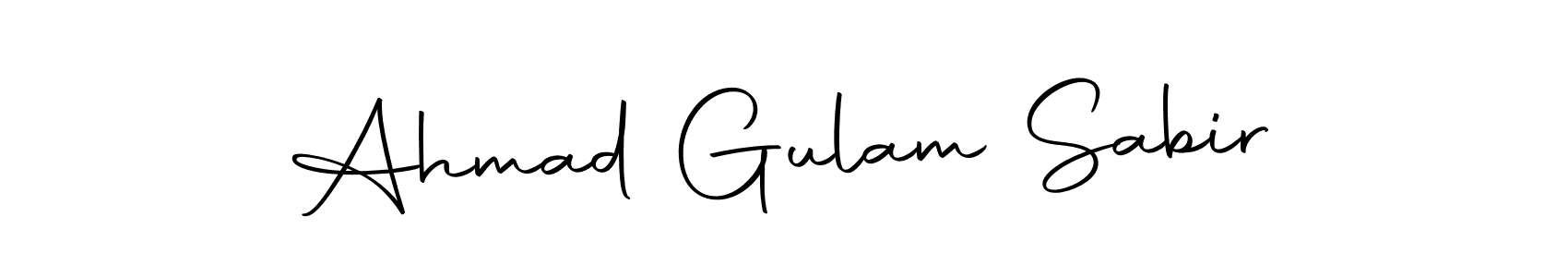 Use a signature maker to create a handwritten signature online. With this signature software, you can design (Autography-DOLnW) your own signature for name Ahmad Gulam Sabir. Ahmad Gulam Sabir signature style 10 images and pictures png