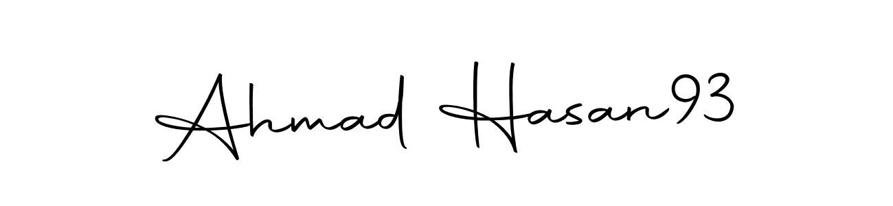 if you are searching for the best signature style for your name Ahmad Hasan93. so please give up your signature search. here we have designed multiple signature styles  using Autography-DOLnW. Ahmad Hasan93 signature style 10 images and pictures png