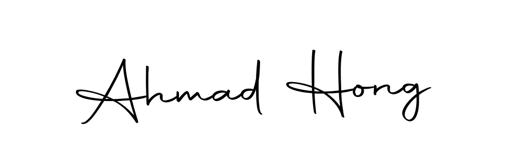 Ahmad Hong stylish signature style. Best Handwritten Sign (Autography-DOLnW) for my name. Handwritten Signature Collection Ideas for my name Ahmad Hong. Ahmad Hong signature style 10 images and pictures png