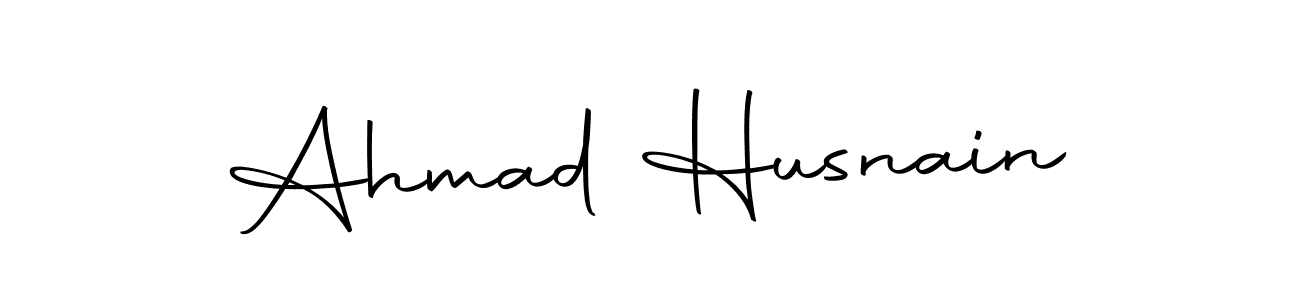 Ahmad Husnain stylish signature style. Best Handwritten Sign (Autography-DOLnW) for my name. Handwritten Signature Collection Ideas for my name Ahmad Husnain. Ahmad Husnain signature style 10 images and pictures png