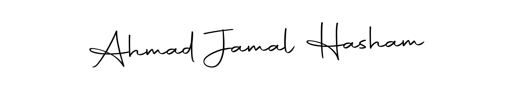 It looks lik you need a new signature style for name Ahmad Jamal Hasham. Design unique handwritten (Autography-DOLnW) signature with our free signature maker in just a few clicks. Ahmad Jamal Hasham signature style 10 images and pictures png