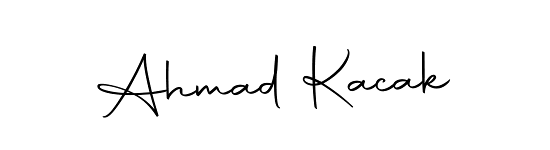 Use a signature maker to create a handwritten signature online. With this signature software, you can design (Autography-DOLnW) your own signature for name Ahmad Kacak. Ahmad Kacak signature style 10 images and pictures png