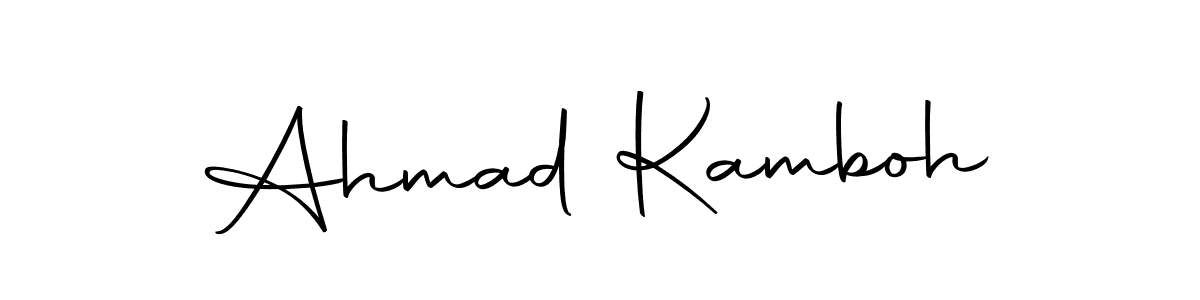 Also we have Ahmad Kamboh name is the best signature style. Create professional handwritten signature collection using Autography-DOLnW autograph style. Ahmad Kamboh signature style 10 images and pictures png