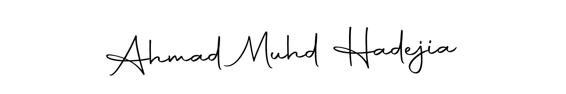 Ahmad Muhd Hadejia stylish signature style. Best Handwritten Sign (Autography-DOLnW) for my name. Handwritten Signature Collection Ideas for my name Ahmad Muhd Hadejia. Ahmad Muhd Hadejia signature style 10 images and pictures png