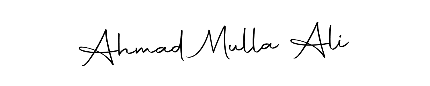 The best way (Autography-DOLnW) to make a short signature is to pick only two or three words in your name. The name Ahmad Mulla Ali include a total of six letters. For converting this name. Ahmad Mulla Ali signature style 10 images and pictures png