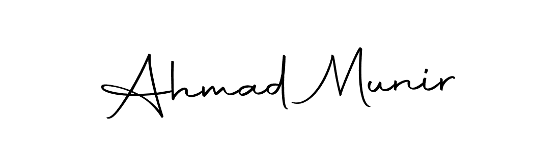 This is the best signature style for the Ahmad Munir name. Also you like these signature font (Autography-DOLnW). Mix name signature. Ahmad Munir signature style 10 images and pictures png
