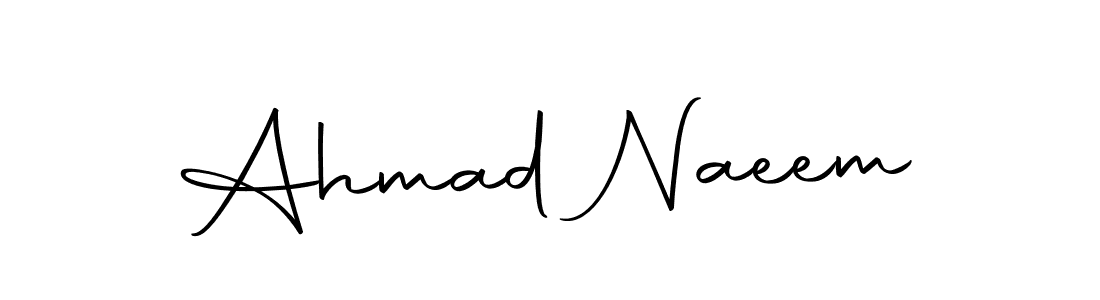 Use a signature maker to create a handwritten signature online. With this signature software, you can design (Autography-DOLnW) your own signature for name Ahmad Naeem. Ahmad Naeem signature style 10 images and pictures png