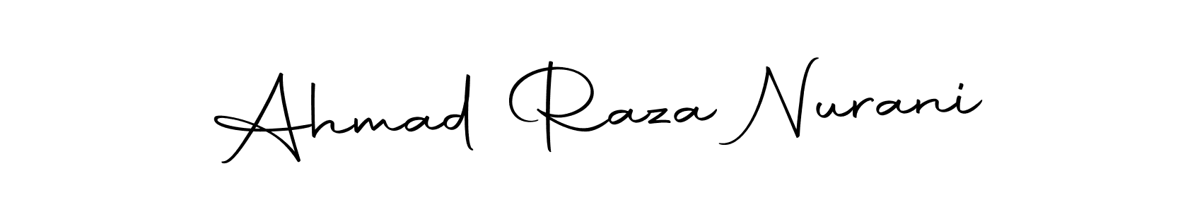 How to make Ahmad Raza Nurani signature? Autography-DOLnW is a professional autograph style. Create handwritten signature for Ahmad Raza Nurani name. Ahmad Raza Nurani signature style 10 images and pictures png