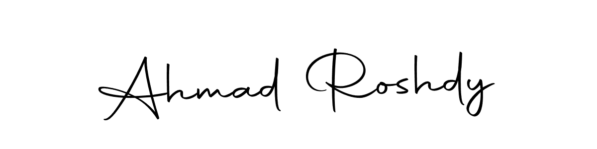 Make a beautiful signature design for name Ahmad Roshdy. Use this online signature maker to create a handwritten signature for free. Ahmad Roshdy signature style 10 images and pictures png