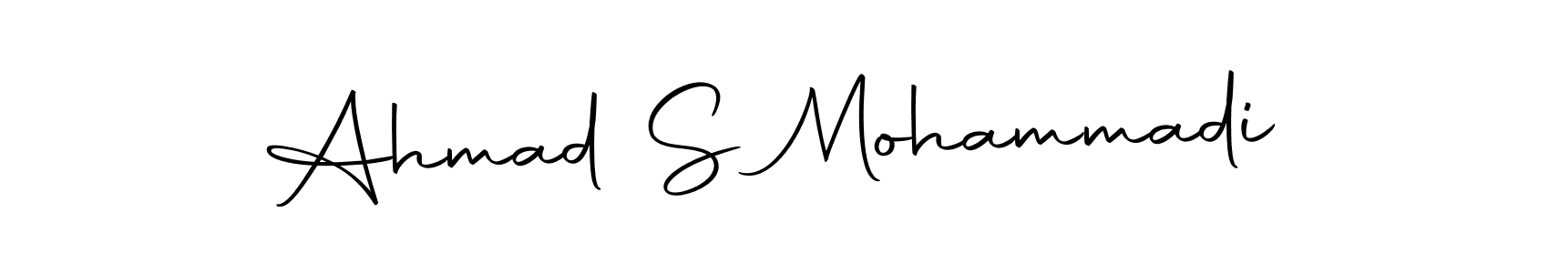 Design your own signature with our free online signature maker. With this signature software, you can create a handwritten (Autography-DOLnW) signature for name Ahmad S Mohammadi. Ahmad S Mohammadi signature style 10 images and pictures png