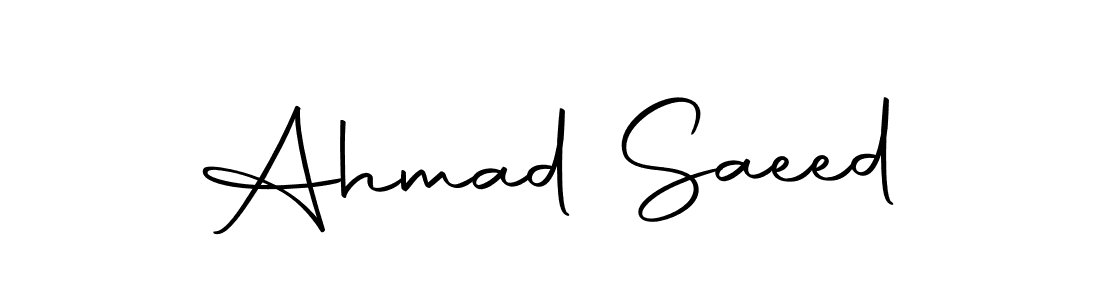 The best way (Autography-DOLnW) to make a short signature is to pick only two or three words in your name. The name Ahmad Saeed include a total of six letters. For converting this name. Ahmad Saeed signature style 10 images and pictures png