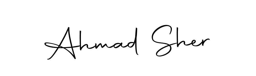 Here are the top 10 professional signature styles for the name Ahmad Sher. These are the best autograph styles you can use for your name. Ahmad Sher signature style 10 images and pictures png