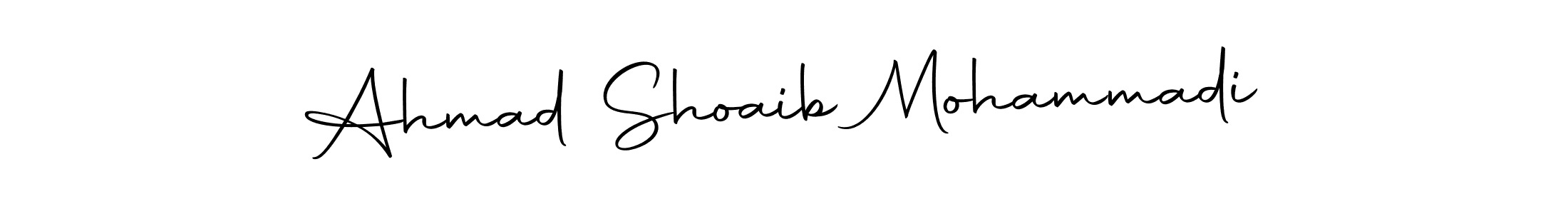 Ahmad Shoaib Mohammadi stylish signature style. Best Handwritten Sign (Autography-DOLnW) for my name. Handwritten Signature Collection Ideas for my name Ahmad Shoaib Mohammadi. Ahmad Shoaib Mohammadi signature style 10 images and pictures png