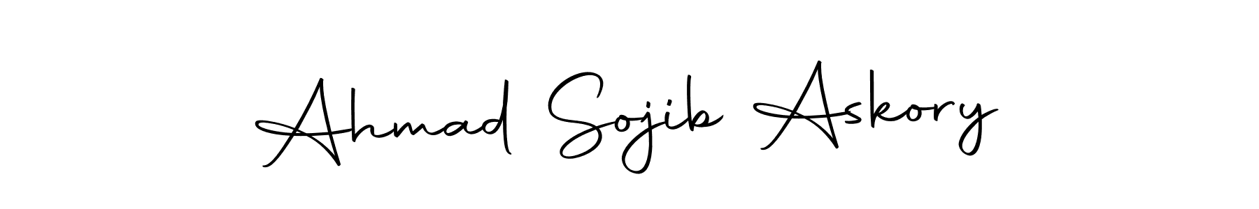 Make a beautiful signature design for name Ahmad Sojib Askory. Use this online signature maker to create a handwritten signature for free. Ahmad Sojib Askory signature style 10 images and pictures png