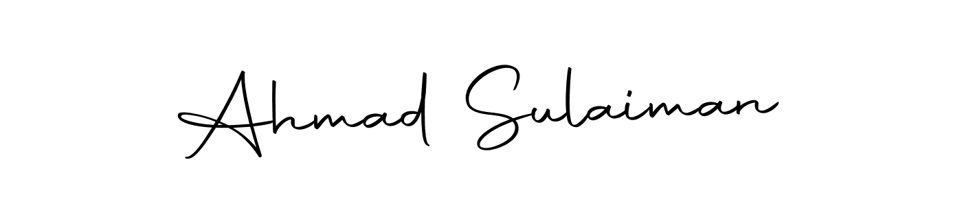 Also we have Ahmad Sulaiman name is the best signature style. Create professional handwritten signature collection using Autography-DOLnW autograph style. Ahmad Sulaiman signature style 10 images and pictures png