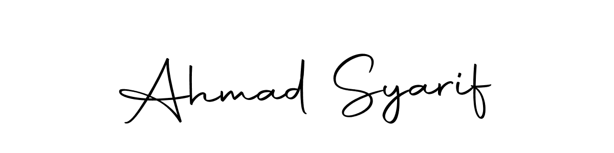 Ahmad Syarif stylish signature style. Best Handwritten Sign (Autography-DOLnW) for my name. Handwritten Signature Collection Ideas for my name Ahmad Syarif. Ahmad Syarif signature style 10 images and pictures png