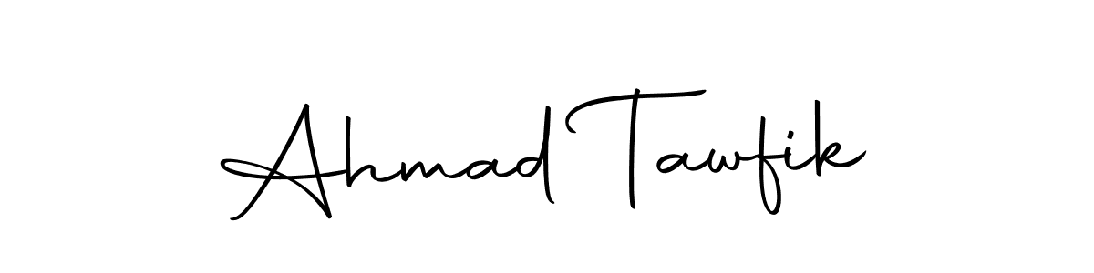 Ahmad Tawfik stylish signature style. Best Handwritten Sign (Autography-DOLnW) for my name. Handwritten Signature Collection Ideas for my name Ahmad Tawfik. Ahmad Tawfik signature style 10 images and pictures png