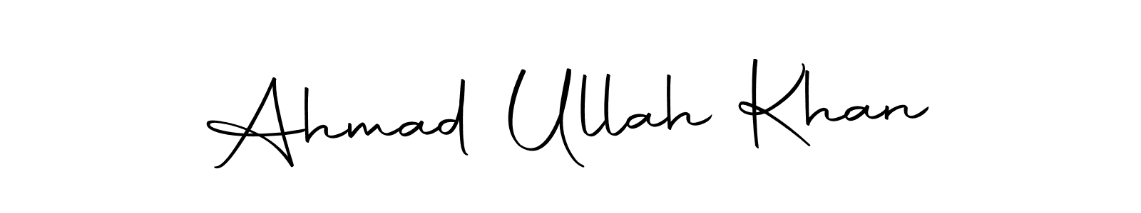 Make a beautiful signature design for name Ahmad Ullah Khan. Use this online signature maker to create a handwritten signature for free. Ahmad Ullah Khan signature style 10 images and pictures png