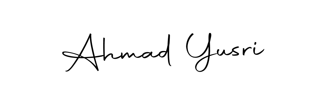Create a beautiful signature design for name Ahmad Yusri. With this signature (Autography-DOLnW) fonts, you can make a handwritten signature for free. Ahmad Yusri signature style 10 images and pictures png