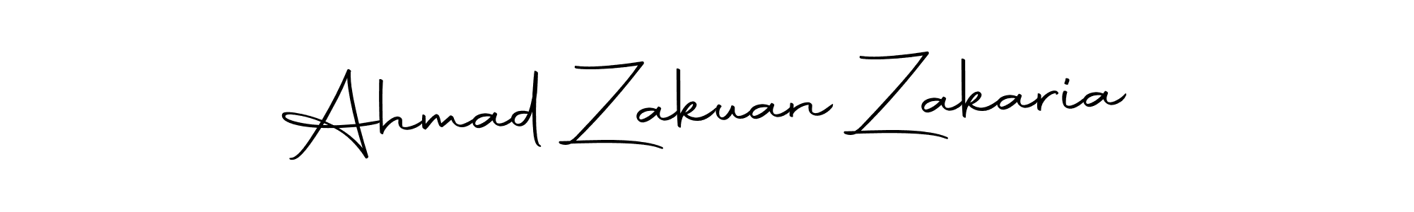 Design your own signature with our free online signature maker. With this signature software, you can create a handwritten (Autography-DOLnW) signature for name Ahmad Zakuan Zakaria. Ahmad Zakuan Zakaria signature style 10 images and pictures png