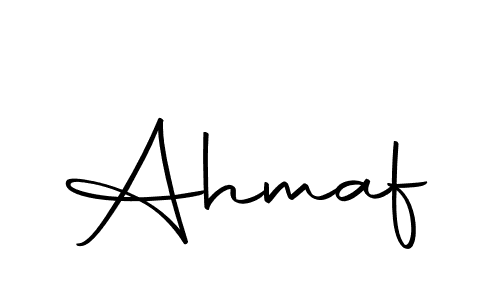 Make a beautiful signature design for name Ahmaf. Use this online signature maker to create a handwritten signature for free. Ahmaf signature style 10 images and pictures png