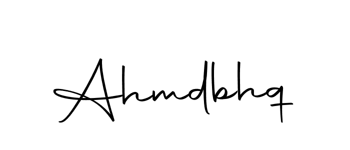 How to make Ahmdbhq signature? Autography-DOLnW is a professional autograph style. Create handwritten signature for Ahmdbhq name. Ahmdbhq signature style 10 images and pictures png