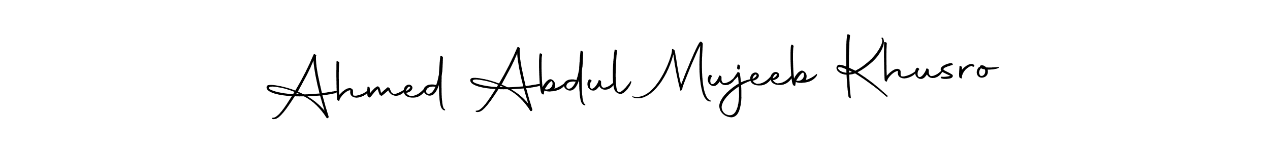 Also You can easily find your signature by using the search form. We will create Ahmed Abdul Mujeeb Khusro name handwritten signature images for you free of cost using Autography-DOLnW sign style. Ahmed Abdul Mujeeb Khusro signature style 10 images and pictures png