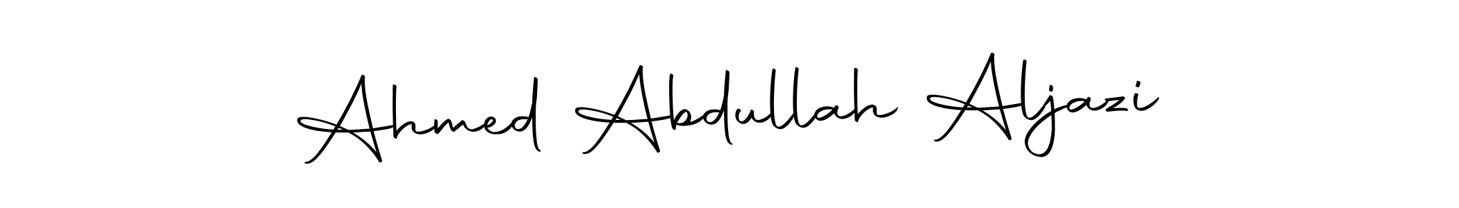 This is the best signature style for the Ahmed Abdullah Aljazi name. Also you like these signature font (Autography-DOLnW). Mix name signature. Ahmed Abdullah Aljazi signature style 10 images and pictures png