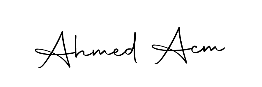 Once you've used our free online signature maker to create your best signature Autography-DOLnW style, it's time to enjoy all of the benefits that Ahmed Acm name signing documents. Ahmed Acm signature style 10 images and pictures png