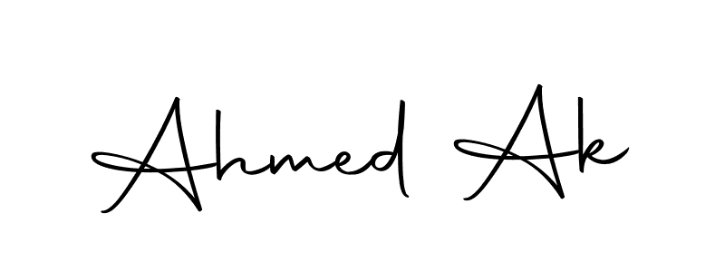 Make a beautiful signature design for name Ahmed Ak. With this signature (Autography-DOLnW) style, you can create a handwritten signature for free. Ahmed Ak signature style 10 images and pictures png