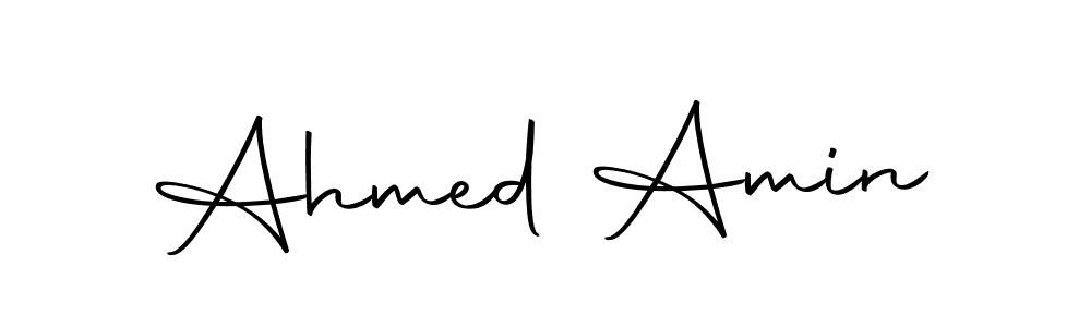 Use a signature maker to create a handwritten signature online. With this signature software, you can design (Autography-DOLnW) your own signature for name Ahmed Amin. Ahmed Amin signature style 10 images and pictures png