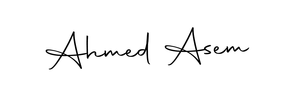 You should practise on your own different ways (Autography-DOLnW) to write your name (Ahmed Asem) in signature. don't let someone else do it for you. Ahmed Asem signature style 10 images and pictures png