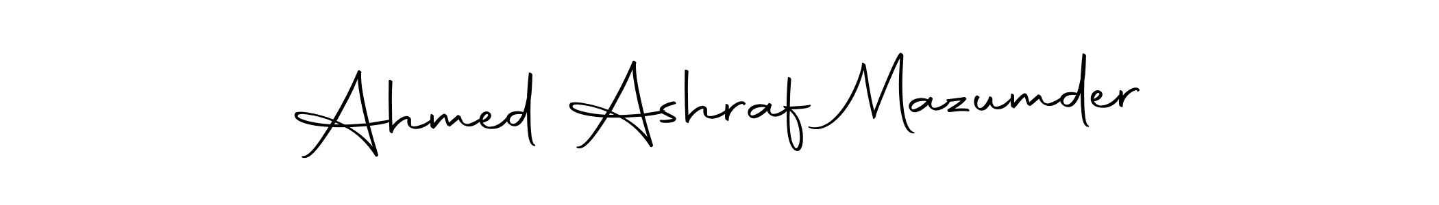 Use a signature maker to create a handwritten signature online. With this signature software, you can design (Autography-DOLnW) your own signature for name Ahmed Ashraf Mazumder. Ahmed Ashraf Mazumder signature style 10 images and pictures png