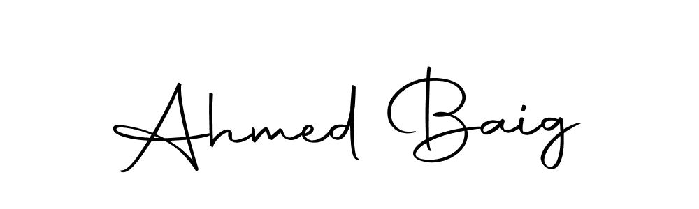 It looks lik you need a new signature style for name Ahmed Baig. Design unique handwritten (Autography-DOLnW) signature with our free signature maker in just a few clicks. Ahmed Baig signature style 10 images and pictures png