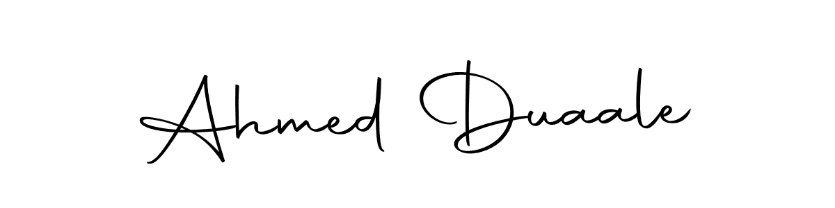 You can use this online signature creator to create a handwritten signature for the name Ahmed Duaale. This is the best online autograph maker. Ahmed Duaale signature style 10 images and pictures png